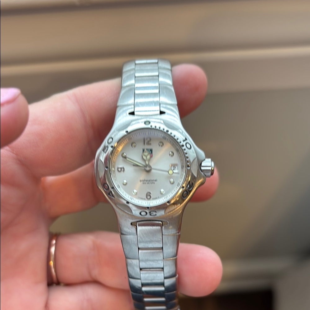 Gently worn Kirium Tag Heurer Silver Stainless Steel Watch
